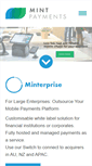 Mobile Screenshot of mintpayments.com